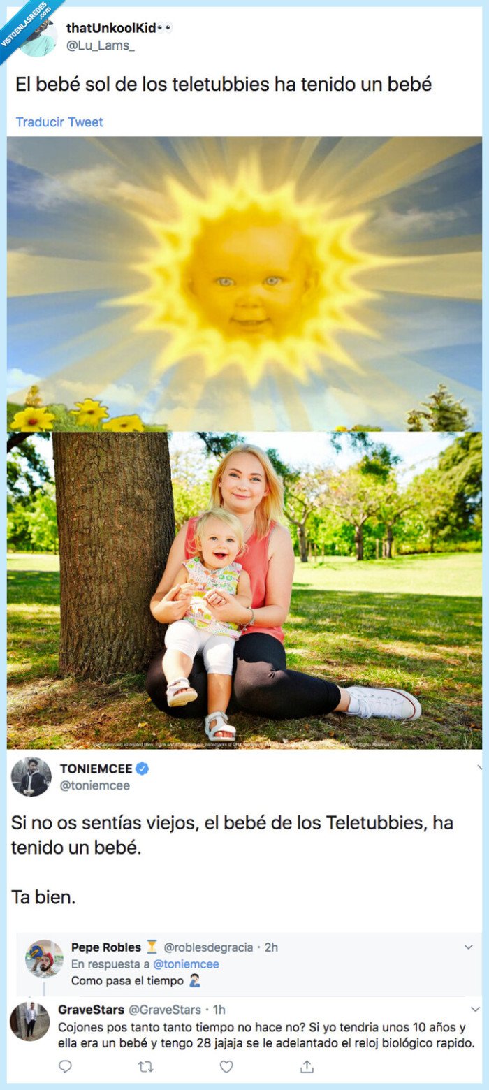 Vef Visto En Las Redes El Bebe De Los Teletubbies Tiene Un Bebe Es El Bebeinception Vef Visto En Las Redes El Bebe De Los Teletubbies Tiene Un Bebe Es El Bebeinception