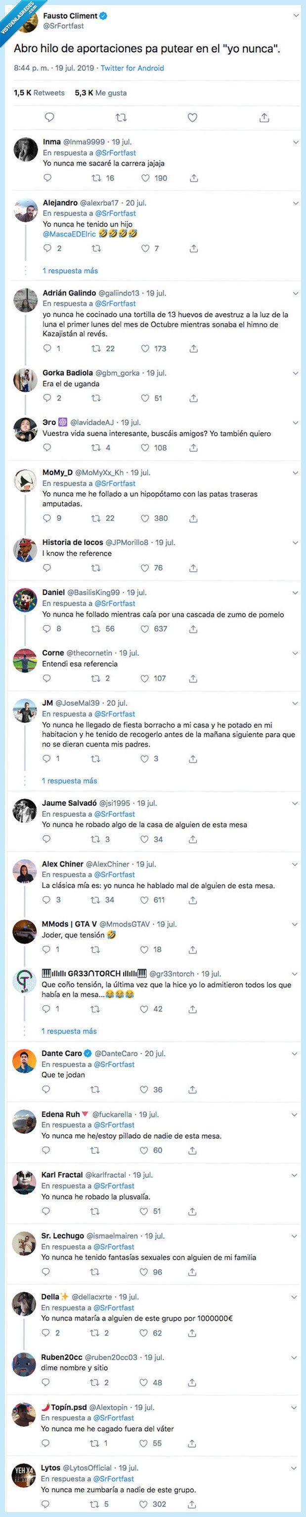 SrFortfast,hilo,yo nunca