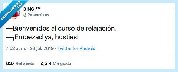 curso,relajación,necesitar