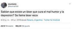 Enlace a Ojalá un láser de esos ahora, por @laumattioli