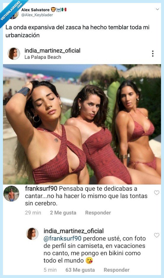 india martinez,hostia,instagram