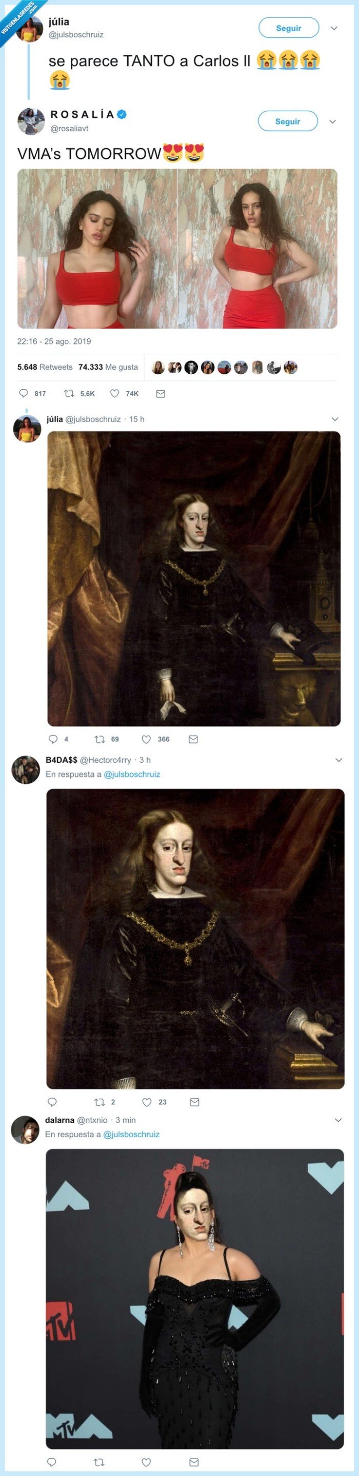 Vef Visto En Las Redes El Parecido De Rosalia Con Otro Famoso Que No Podras Dejar De Ver Por Julsboschruiz