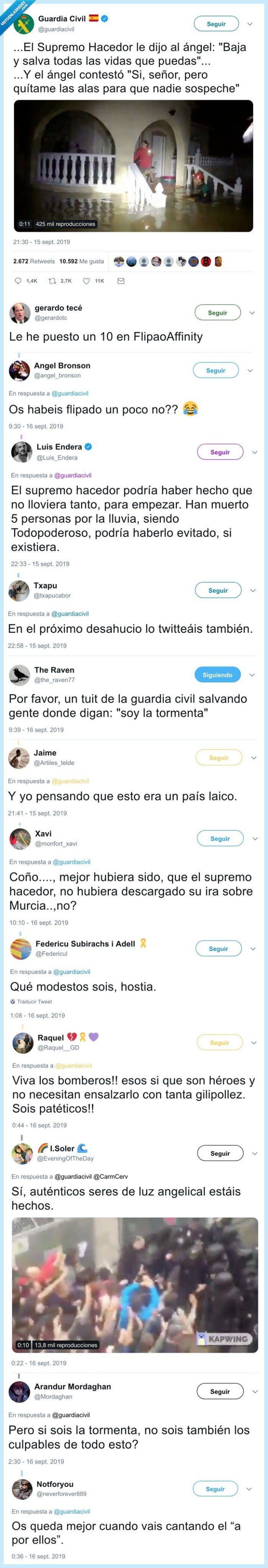 inundaciones,guardia civil,ángeles,tweet