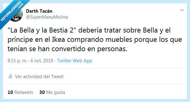 ikea,bella y bestia,muebles