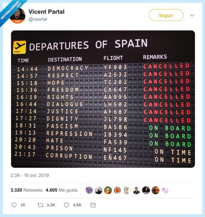 panel,aeropuerto,españa,catalunya,polémica,revueltas