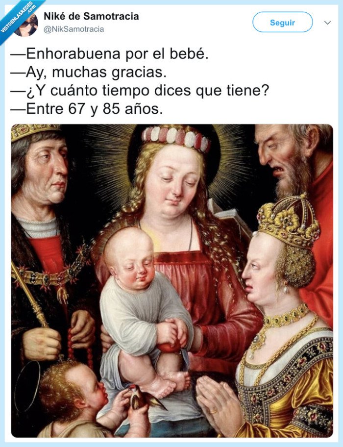 cuadro,viejoven,bebé,niño,pintura