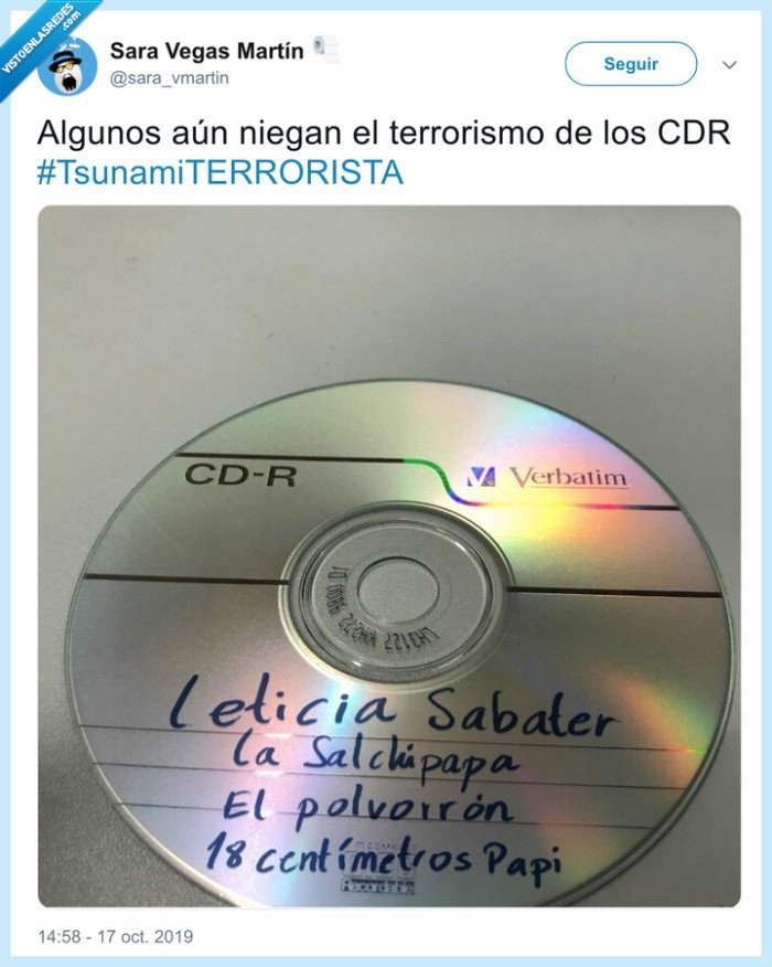 cdr,leticia sabater,terrorismo,cd,música