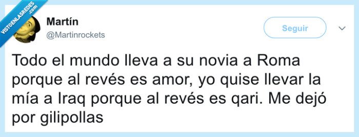 iraq,qari,amor,roma,al revés