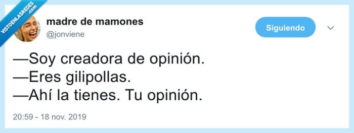 opinion,crear,insultos