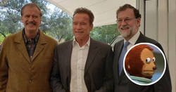 Enlace a Una foto de Rajoy con Schwarzenegger enciende las redes y los memes corren como la pólvora