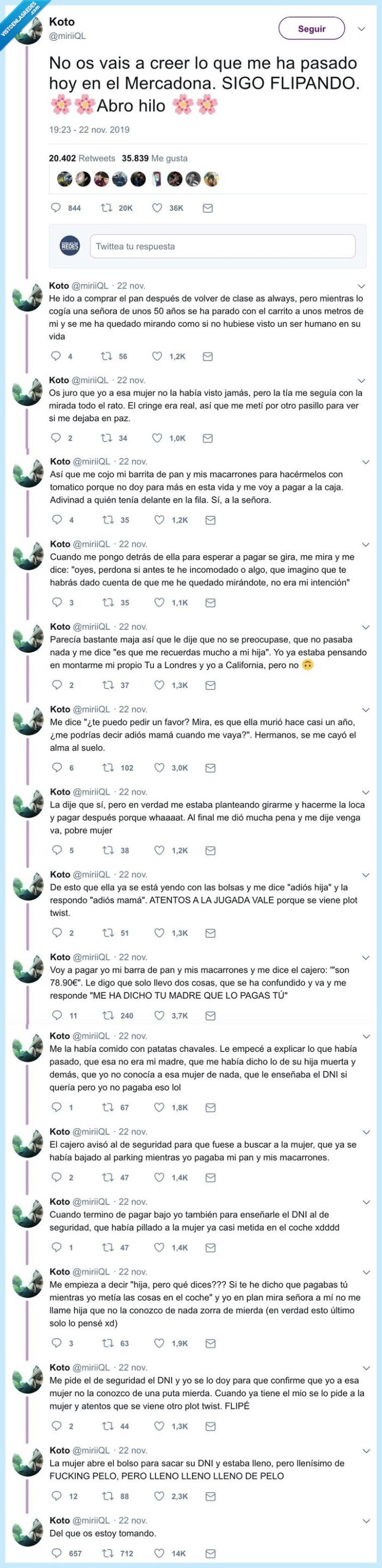 mujer,hija,muerta,chiste,caradura,mercadona