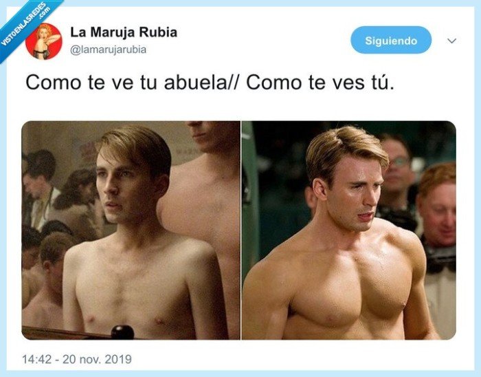 cachas,abuela,buenos ojos,chris evans
