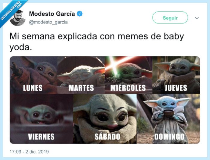 baby yoda,semana,días