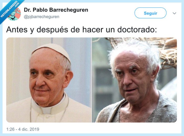 papa francisco,doctorado,destrozo