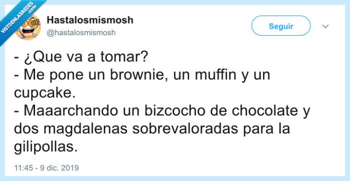humor,tonteria,cafe,brownie,muffin,cupcake