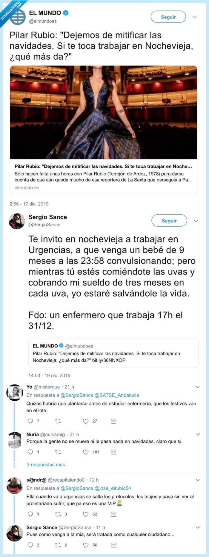 pilar rubio,nochevieja,enfermero,noche,trabajo