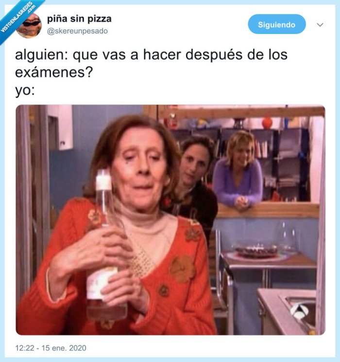 celebrar,beber,exámenes