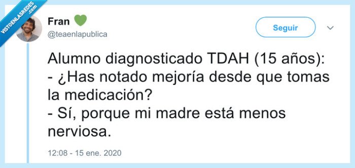 tdah,niño,madre,nevios