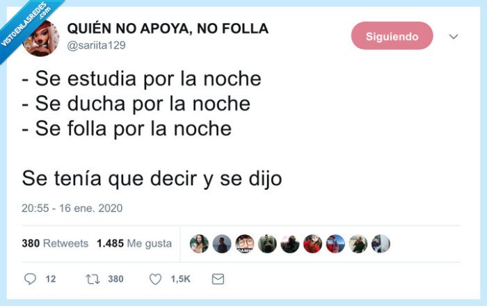 día,noche,estudiar,dormir,foIIar