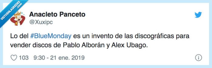 537339 - Los memes del 'Blue Monday', el día más triste del año, que harán que sea un poco menos triste