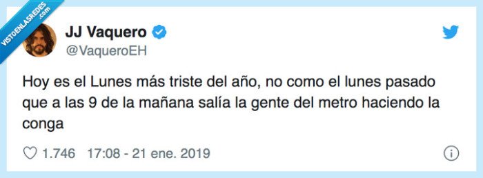 537339 - Los memes del 'Blue Monday', el día más triste del año, que harán que sea un poco menos triste