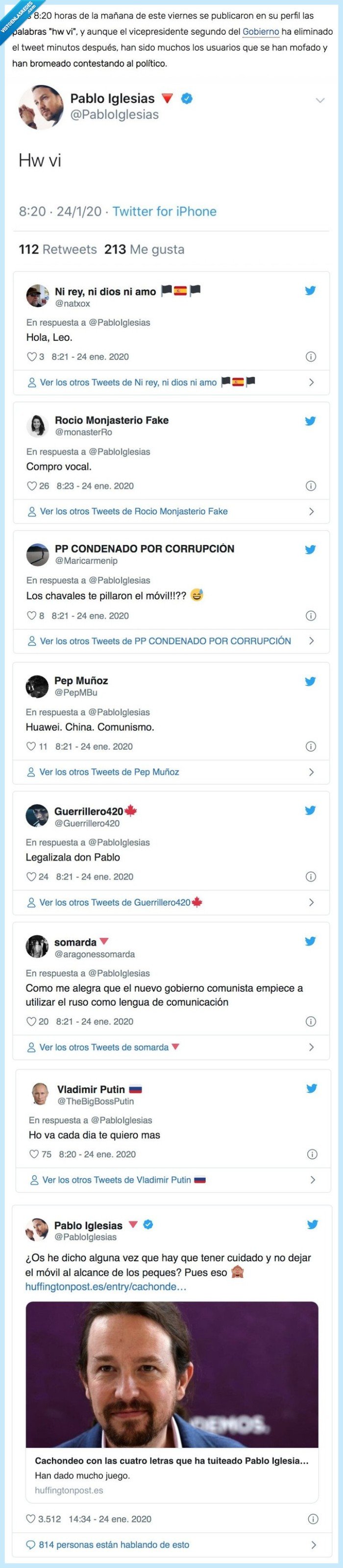 pablo iglesias,fail,hijos,mensaje