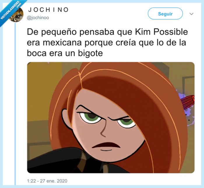 kim possible,bigote,mexicana