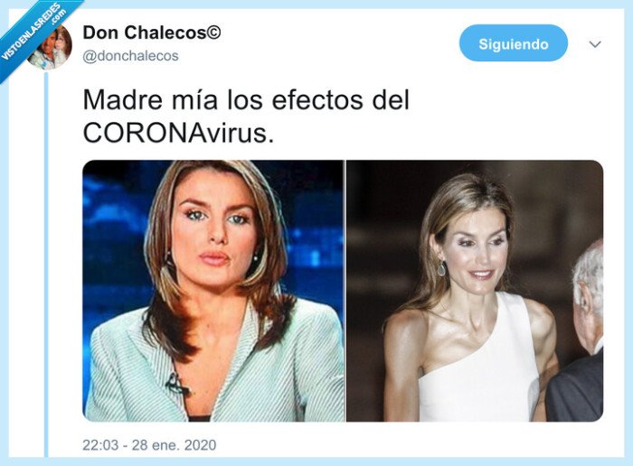 coronavirus,reina letizia,efectos