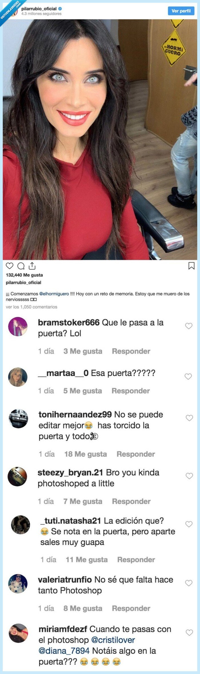 instagram,error,puerta,photoshop,pilar rubio