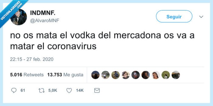 vodka,matar,mercadona,coronavirus