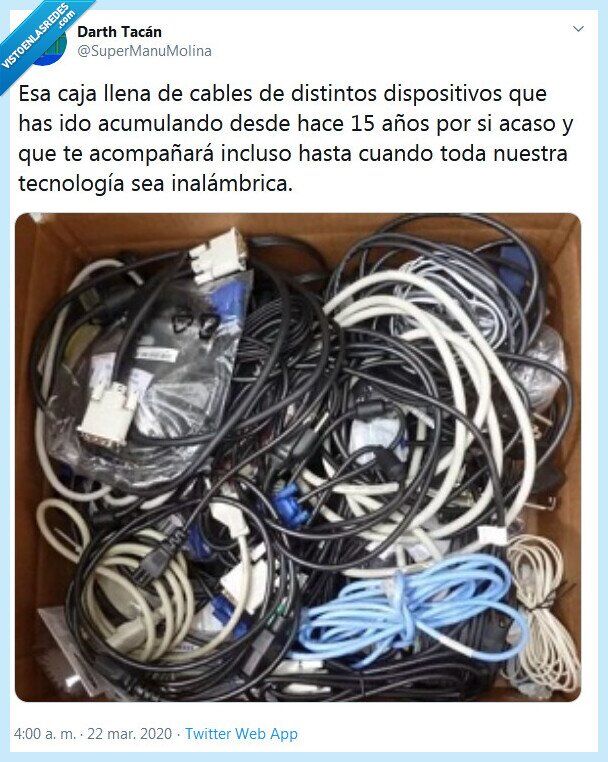 cables,caja,dispositivos,tecnología