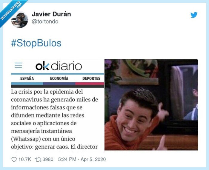#StopBulos,okdiario,bulos,coronavirus