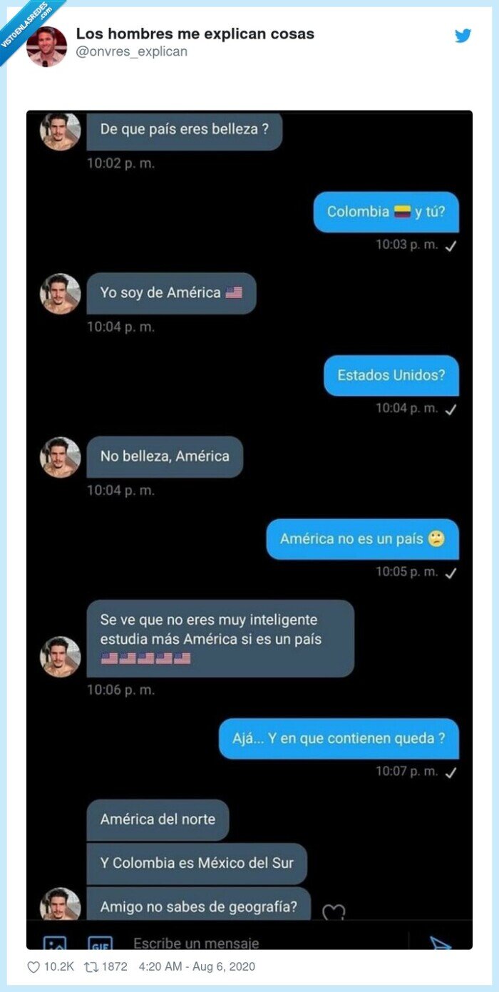 estadounidenses,américa,colombia,méxico,país,continente,conversación