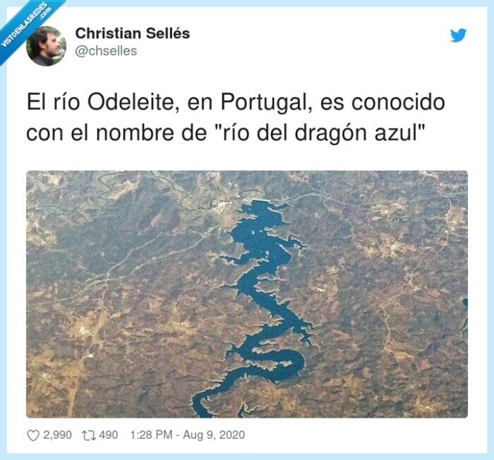 odeleite,portugal,dragón,río,azul