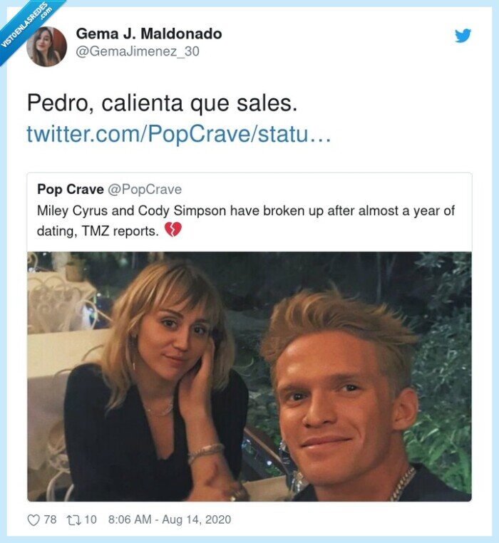 calienta,pedro,sánchez,miley,cyrus