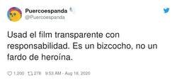 Enlace a He tapado comida con ese film que ni el mejor de los polis en un control podría romperlo. , por @Puercoespanda
