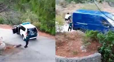 734641 - La brutal emboscada policial en Alicante que parece de película: disparos, agentes por el suelo, una fuga y los vecinos flipando