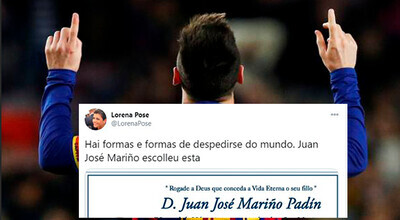 746473 - La esquela de un gallego que se ha viralizado por todo el mundo por su peculiar dedicatoria a Messi, por @LorenaPose