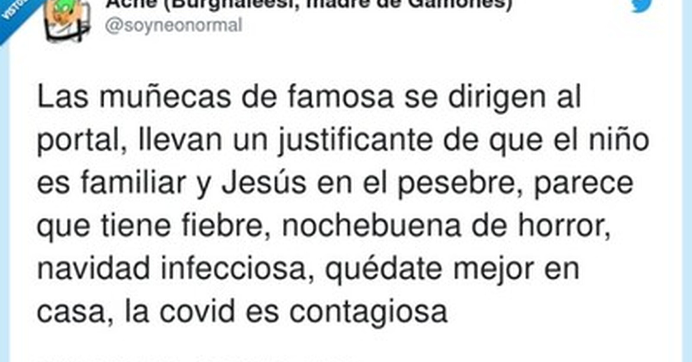 Si lo has le do cantando eres persona de riesgo por soyneonormal