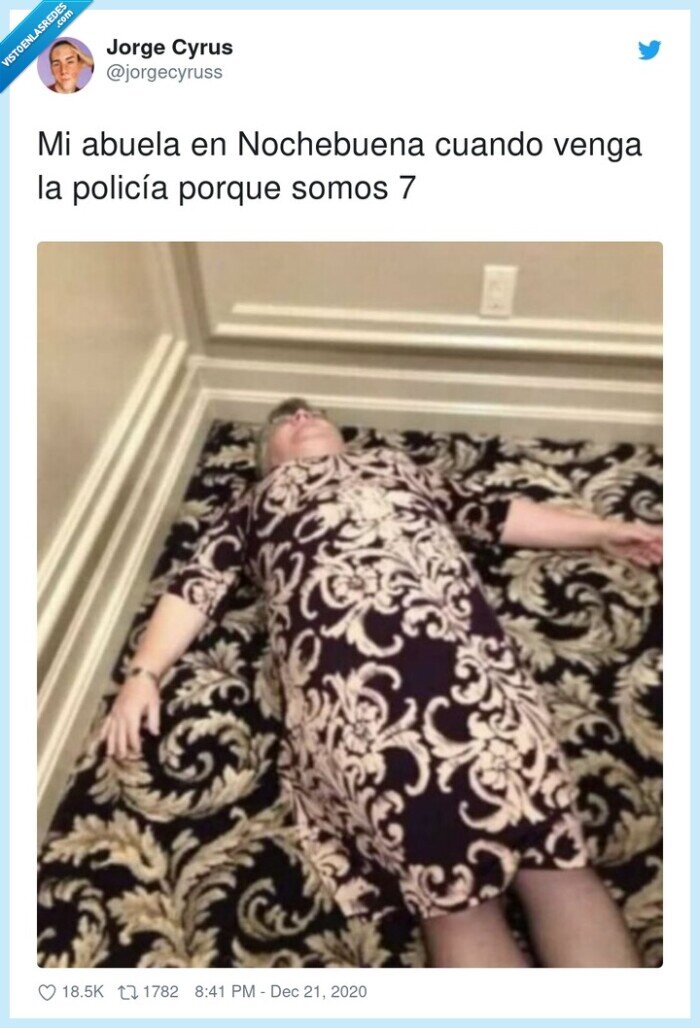 nochebuena,policía,abuela,camuflaje