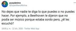 Enlace a Por un oído le entra.. bueno, no por @supermanumolina
