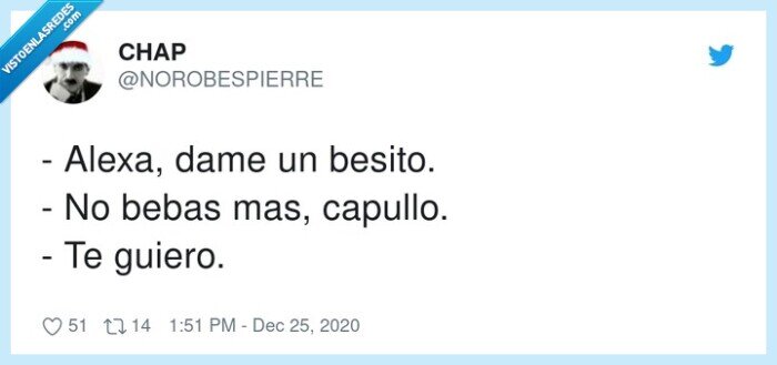 alexa,besito,guiero,beber