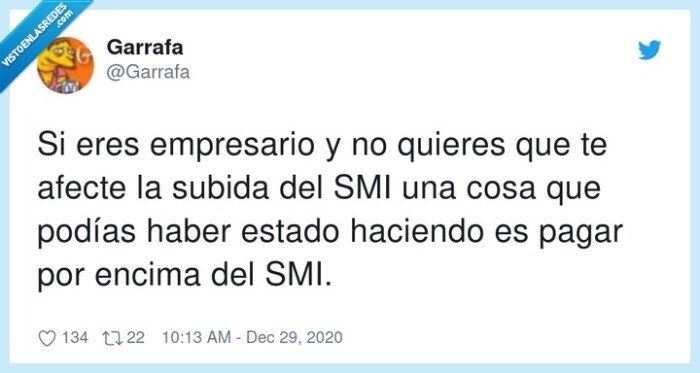 empresario,smi,afectar,subida
