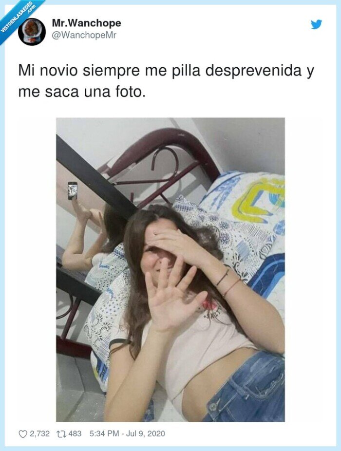 desprevenida,siempre,novio,pillada,foto