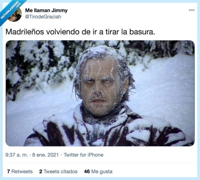 madrileños,volviendo,basura,frío