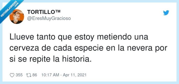 historia,meter,cerveza,llover,nevera,arca de noe