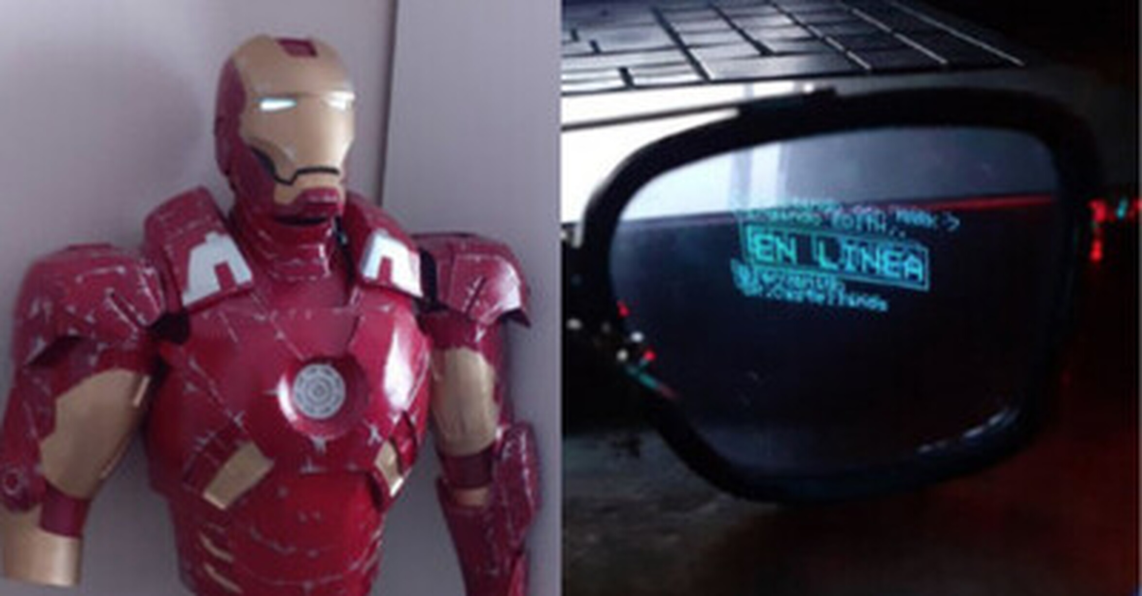 Casco iron man tamaño real hot sale