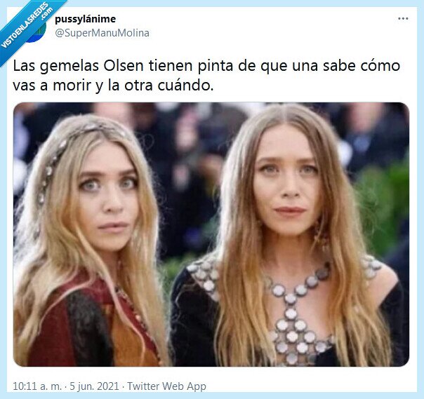 olsen,gemelas,futuro,morir