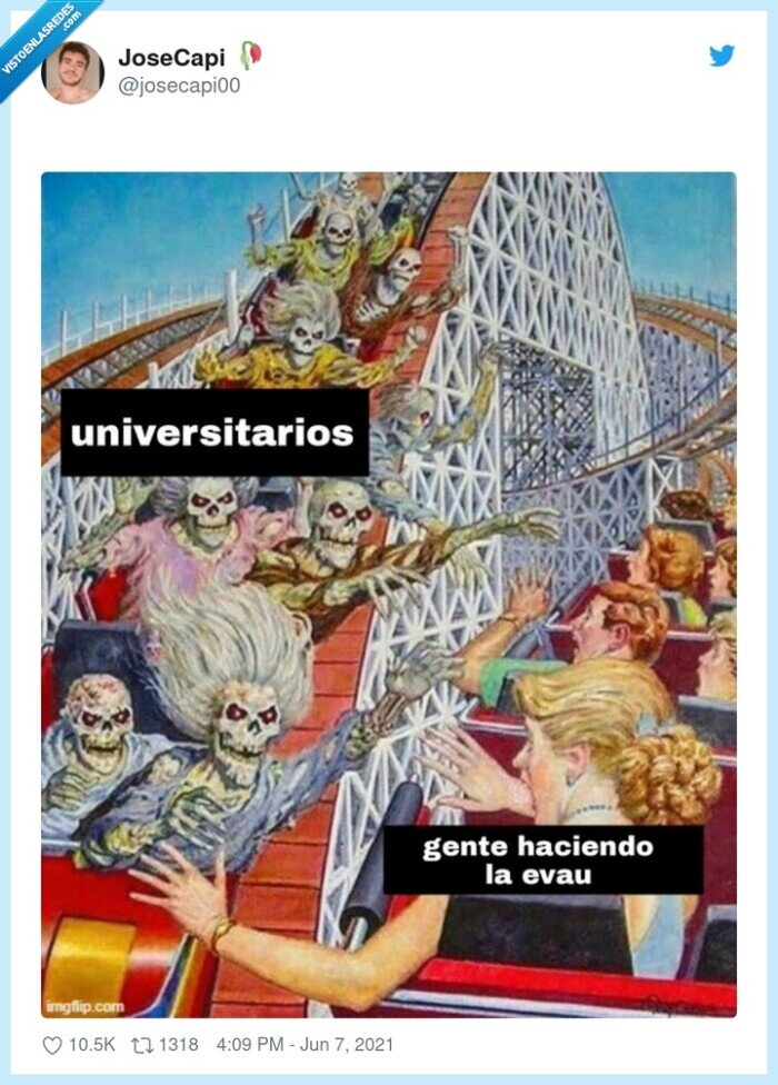 montaña rusa,evau,universidad