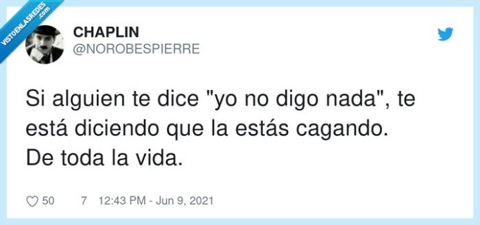 diciendo,alguien,cagando,nada